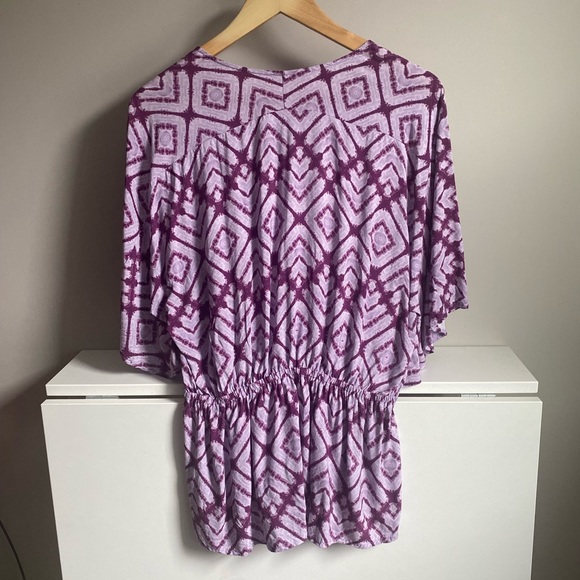 Grace and Lace Kimono peplum top - Picture 4 of 8